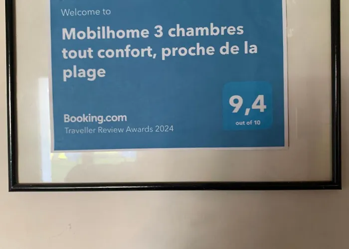 Mobilhome 3 Chambres Tout Confort, Proche De La Plage